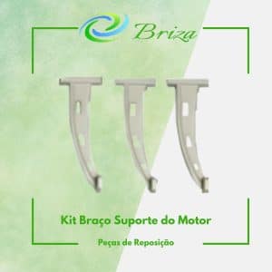 Kit com 3 braços suporte do motor em alumínio